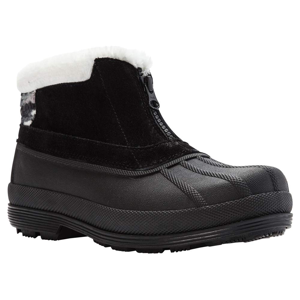 Propét Women's Lumi Ankle Snow Booties - Waterproof Winter Boots for Women with Warm Fleece Lining - Perfect for Snowy Weather, Hiking & Outdoor Activities