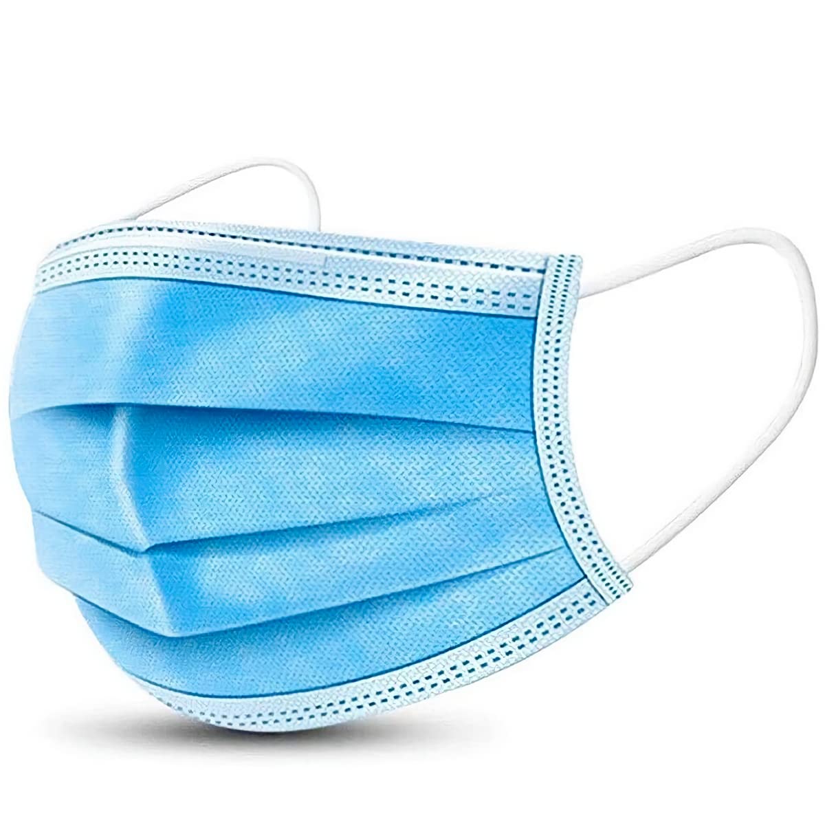Premium Carent 3-Ply Disposable Face Masks with Nose Pin & Soft Ear Loops - Breathable, Anti-Pollution Surgical Masks for Men & Women - Meltblown Fabric Protection (100-Pack) - Ideal for Daily Commute, Office, Travel & Public Safety