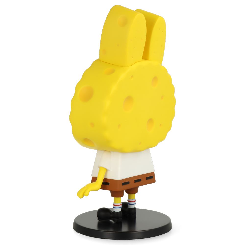 Labubu x SpongeBob SquarePants Collectible Figure - Cute Anime Vinyl Art Toy for Home Decor, Office Display & Pop Culture Fans