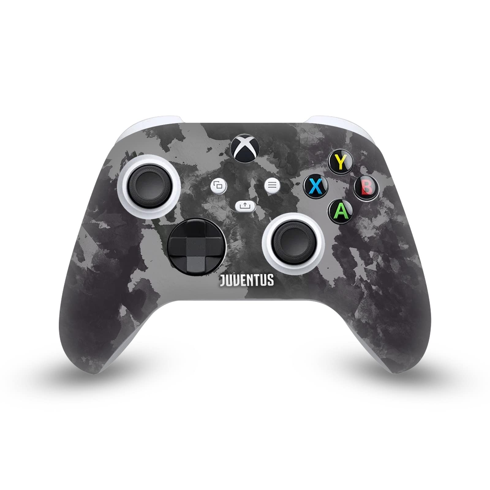 Official Juventus Football Club Logo Sketch Monochrome Matte Vinyl Sticker - Compatible with Xbox Series X Console & Controller Bundle - Gaming Skin Decal for Customization & Personalization - Perfect for Fans, Gifts, and Gaming Setups