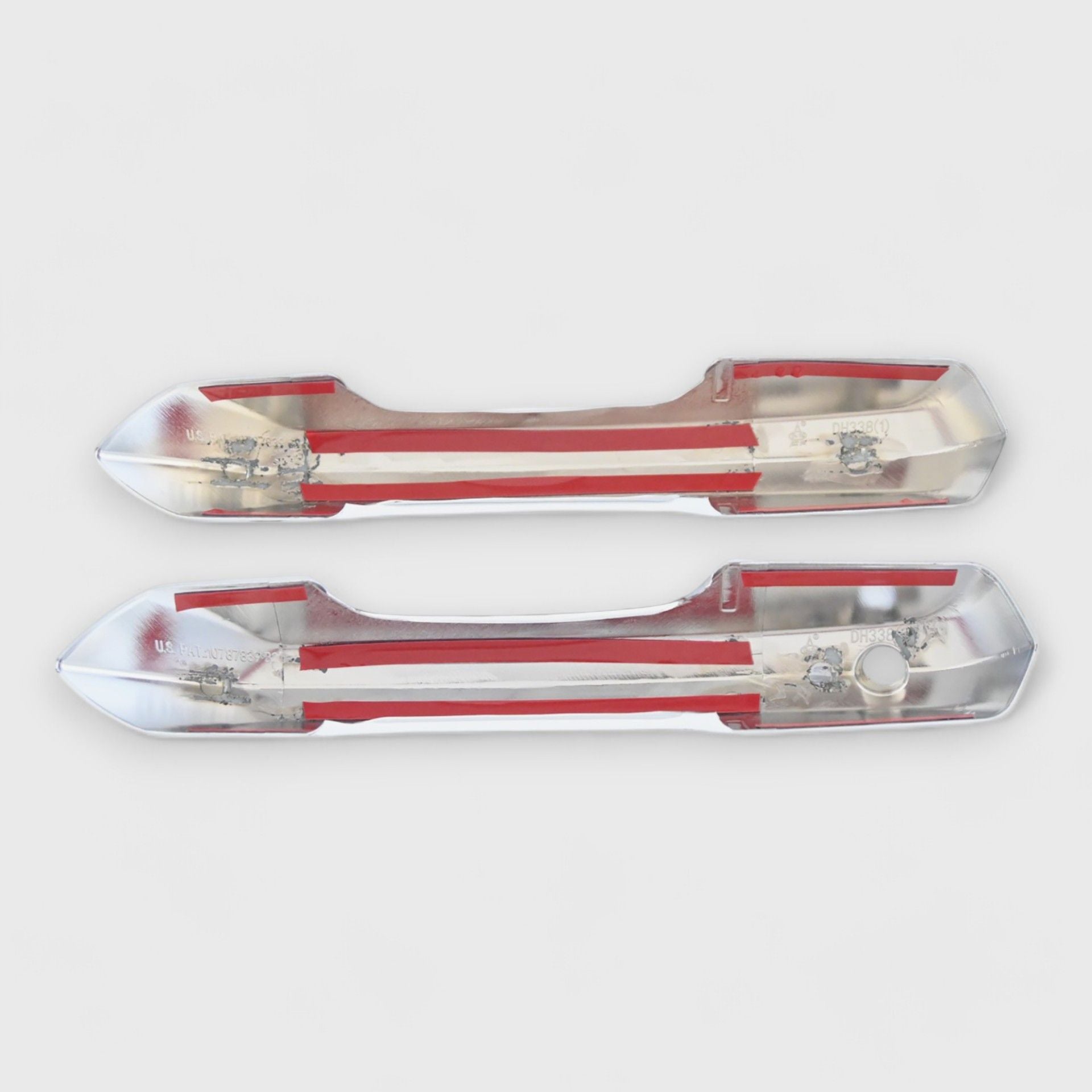 Chrome Door Handle Cover Set for Ford Mustang - Upgrade Your Car's Exterior with Durable & Stylish Accessories | Perfect for Car Enthusiasts & Customization Lovers