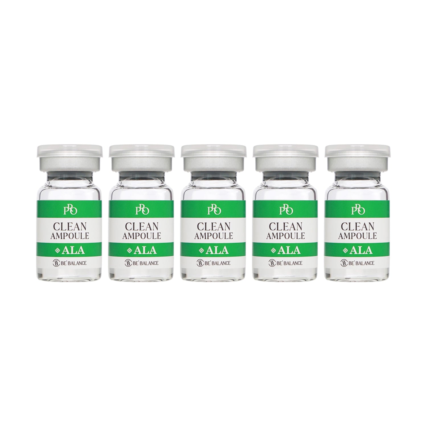 BE'BALANCE PRO Clean Ampoule 7ml × 5 Pack - Korean Skin Care Serum for Hydration & Brightening - Perfect for Daily Skincare Routine & Travel Essentials