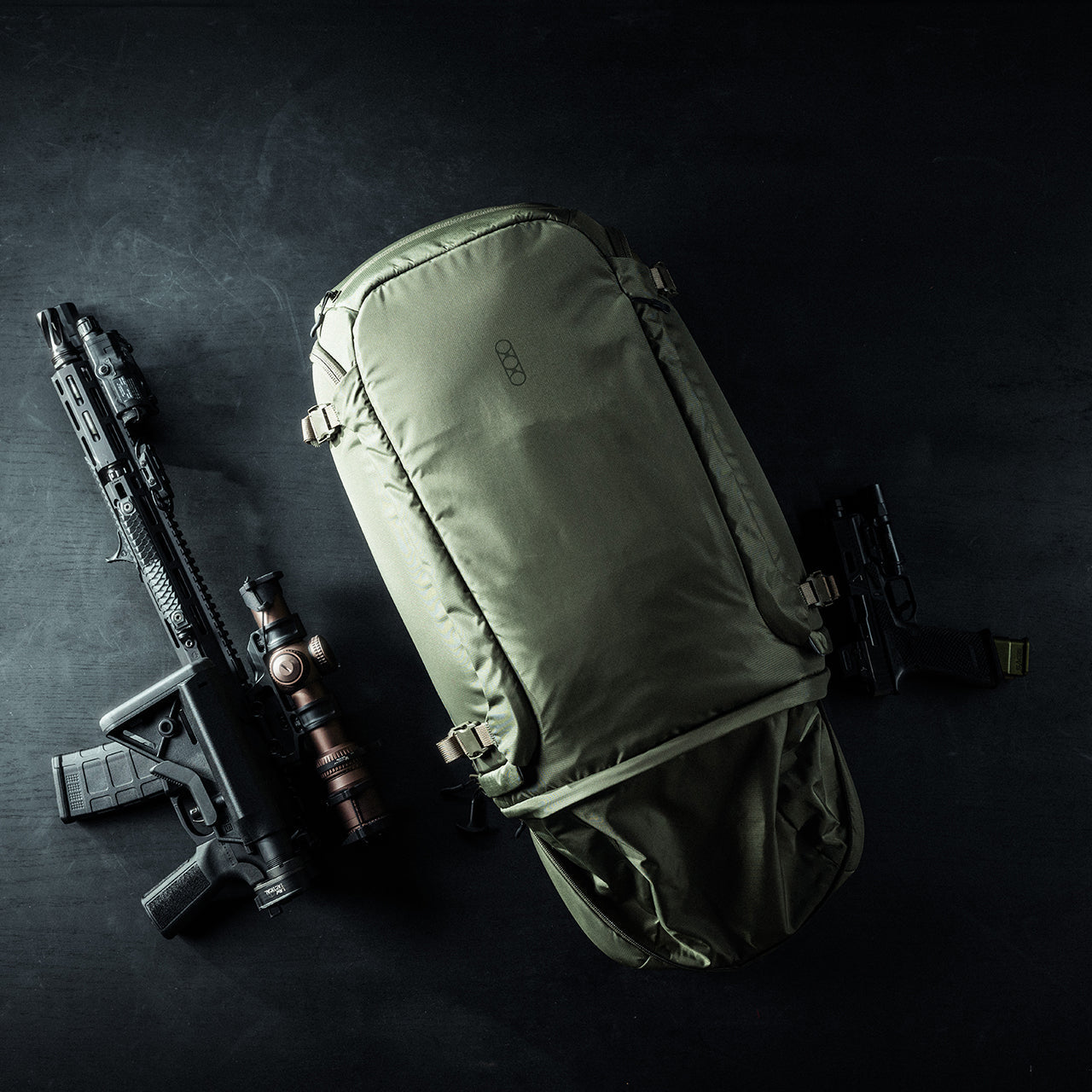 Eberlestock Fade Adapt EDC Bag with CCW Pocket & Expandable Scabbard - Tactical Backpack for Hiking, Hunting & Everyday Carry