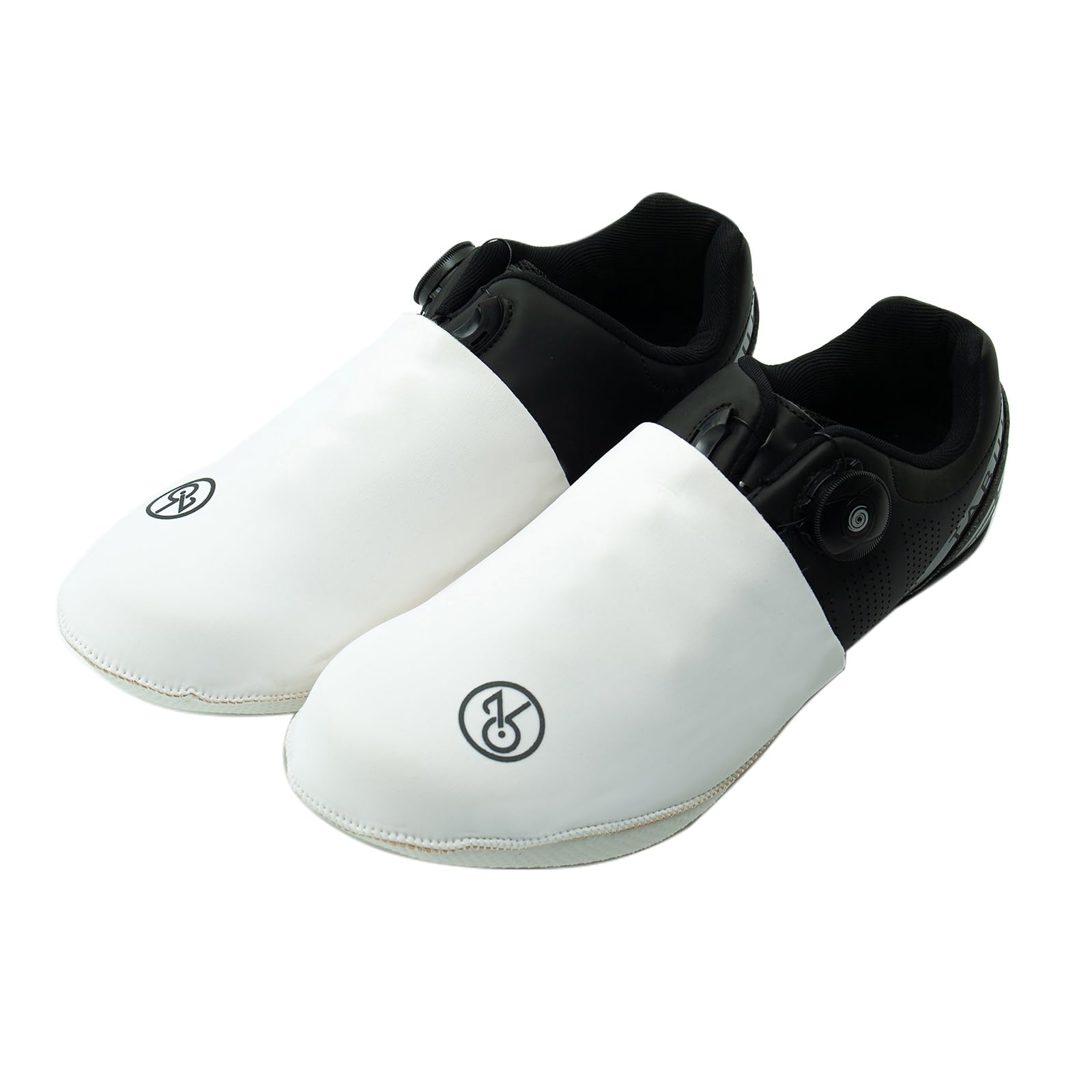 YKYWBIKE Thermal Windproof Cycling Shoe Covers for Men & Women - Winter Bike Shoe Protectors for Mountain & Road Biking - Half Toe Covers for Cold Weather Cycling Gear (Perfect for Commuting, Training & Outdoor Rides)
