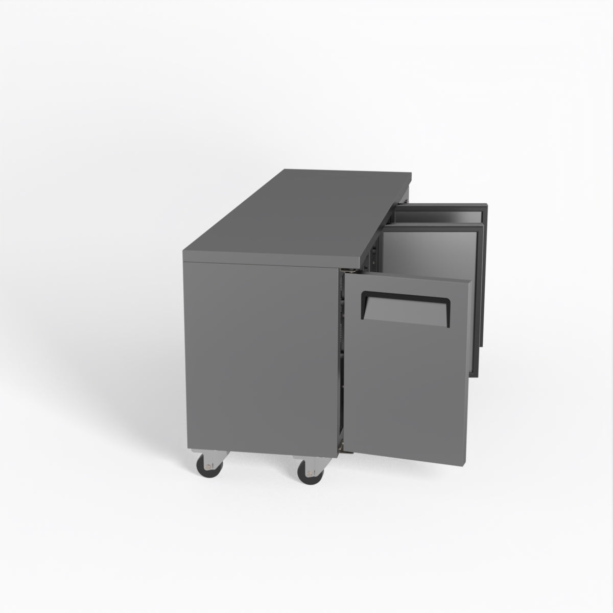 AG 3-Door Commercial Worktop Freezer with Under Bench Storage | 600mm Depth | Ideal for Restaurants, Cafes & Catering Businesses