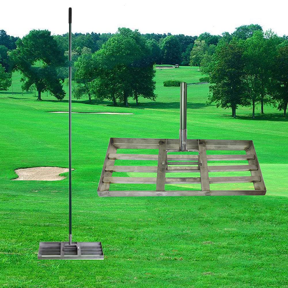 Premium Lawn Leveler & Grass Leveling Rake for Golf Courses, Gardens & Yards - Heavy Duty Ground Leveling Tool with Sand Spreader - Perfect for Golf Course Maintenance, Lawn Care & Landscape Finishing