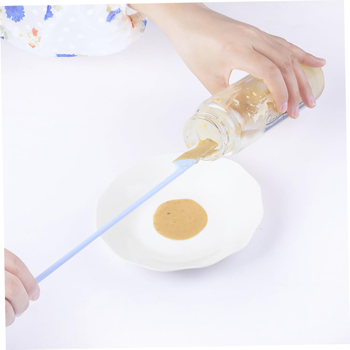 Premium Silicone Lotion Spatula - Beauty Scraper for Cosmetics & Skincare - Perfect for Jars, Bottles & Tubes - Hand Lotion Applicator Set for Efficient Product Use