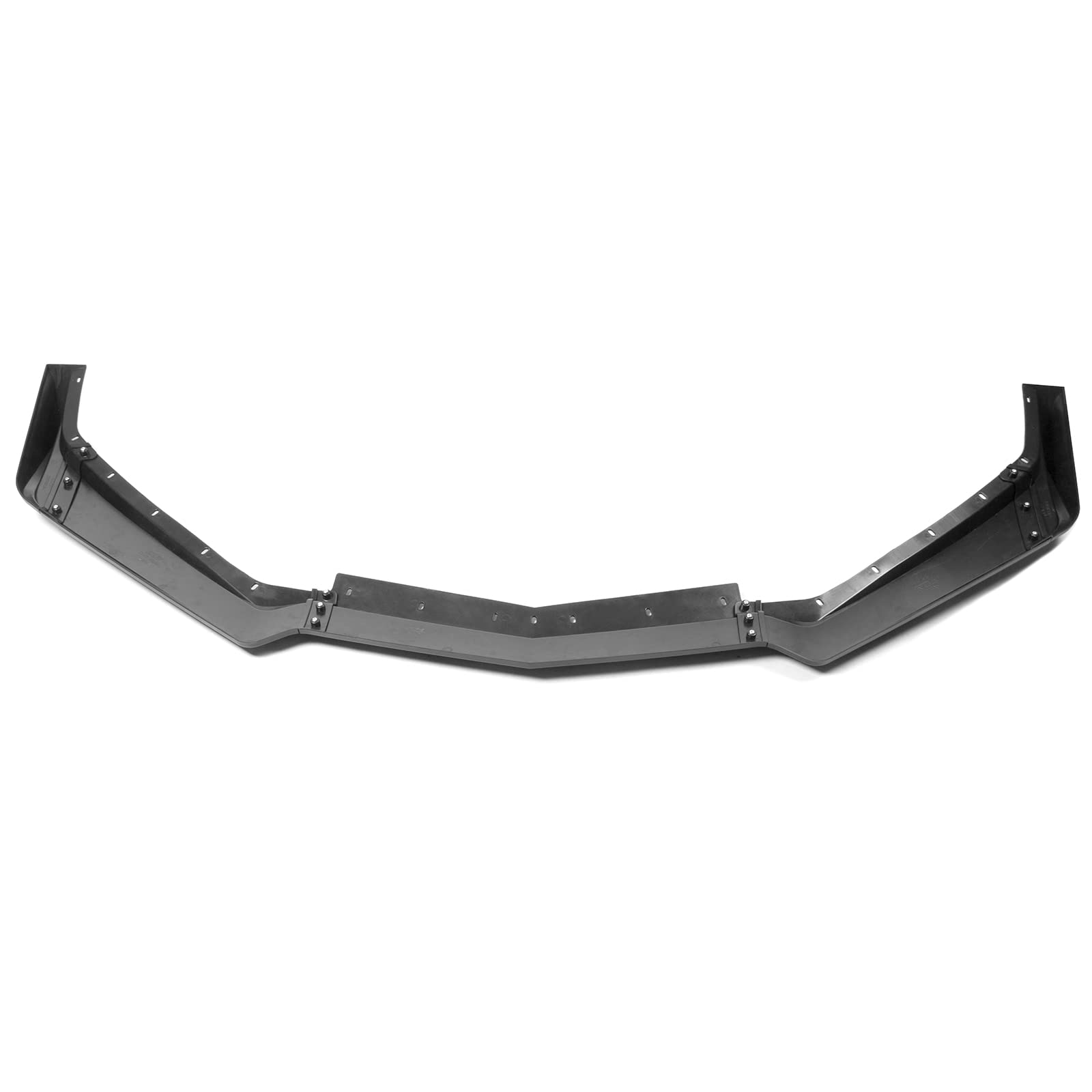 IKON MOTORSPORTS 5VM Style Front Bumper Lip Spoiler for 2020-2025 Chevy Corvette - ABS Plastic with Carbon Fiber Print - Enhances Aerodynamics & Sporty Look - Perfect for Street Racing & Car Shows