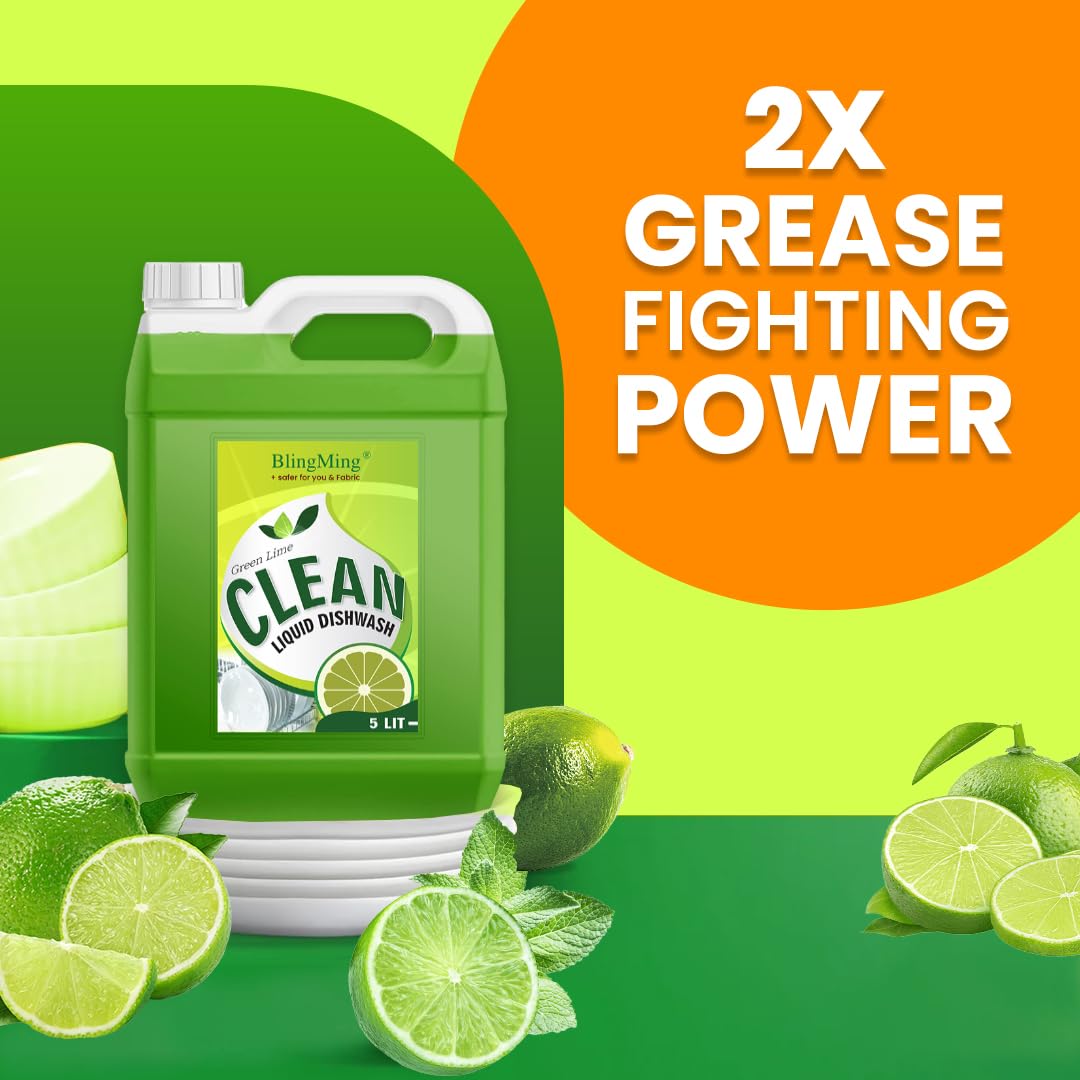 **Eco-Friendly Plant-Based Lemon Dishwashing Gel – Natural Disinfectant, Tough Grease Remover, Gentle on Hands, No White Residue – Ideal for Kitchen Utensils, Pots, Pans & Daily Dish Cleaning**