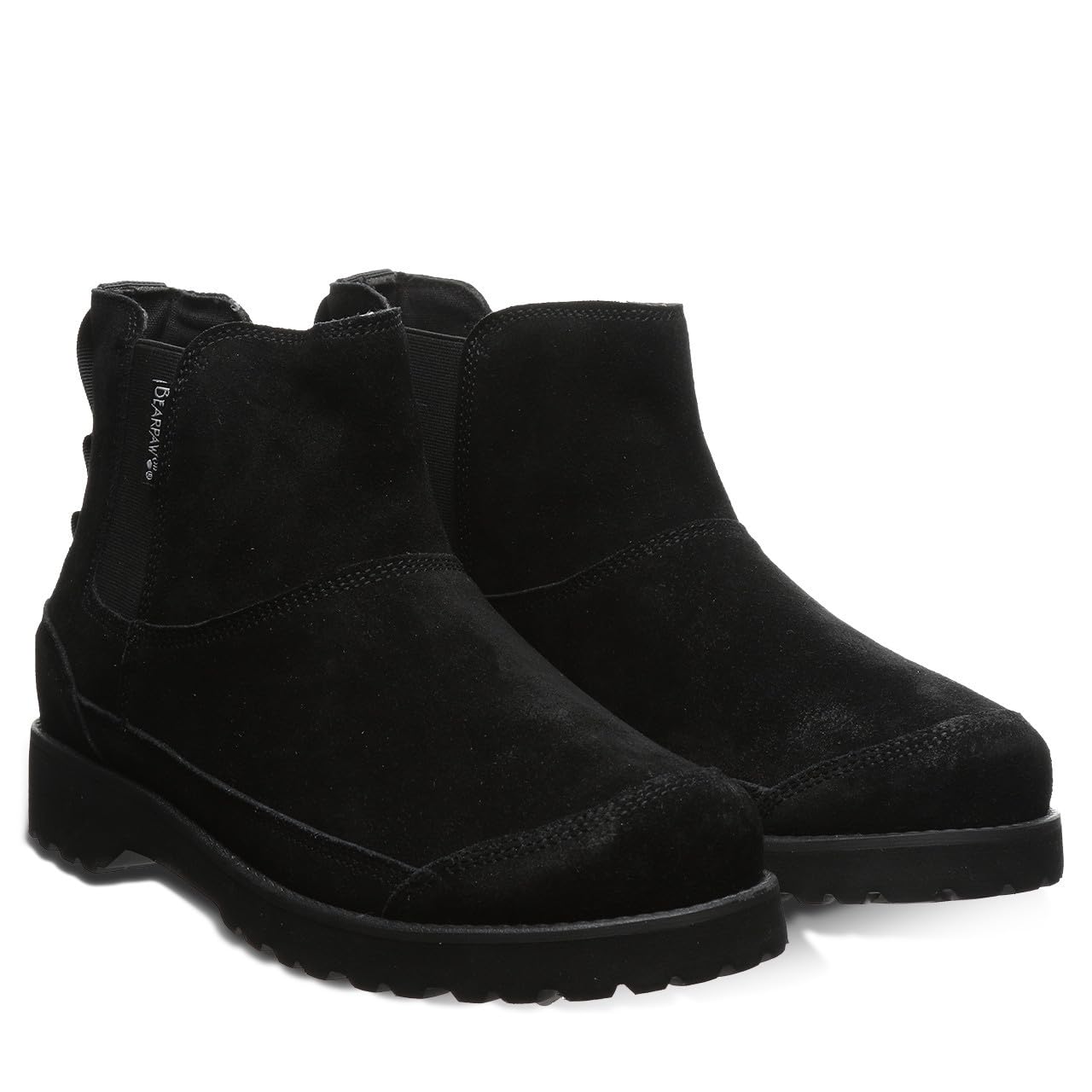 BEARPAW Men's Nick Boot - Classic Suede Winter Boots for Men | Comfortable & Warm Snow Boots | Perfect for Hiking, Outdoor Activities & Cold Weather
