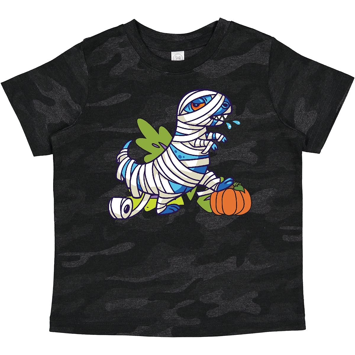 Inktastic Halloween Dinosaur Mummy Baby T-Shirt - Cute Dino Costume for Infants & Toddlers - Perfect for Halloween Parties, Trick-or-Treating & Photo Shoots