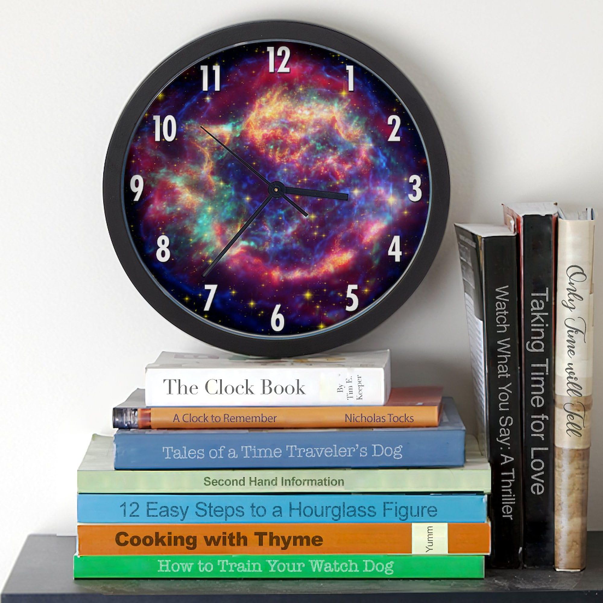 Cassiopeia 10-Inch Wall Clock - Elegant Home Decor for Living Room, Kitchen, or Office - Perfect for Timekeeping and Stylish Interior Design