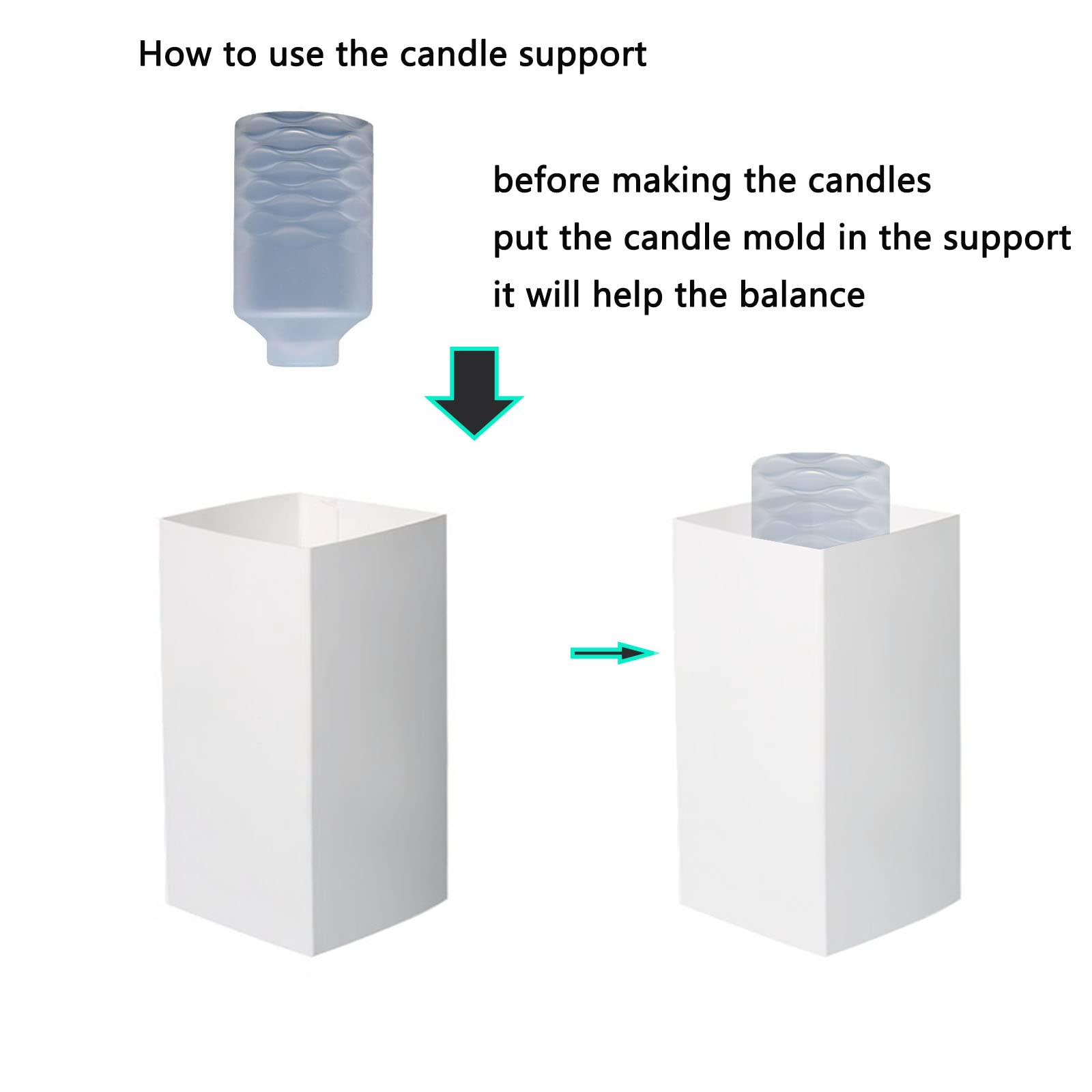 Premium Silicone Cylinder Candle Molds for DIY Candle Making - Easy Release Pillar Candle Molds with Intricate Details for Aromatherapy Candles, Wax, Soap & Polymer Clay - Perfect for Home Decor, Gifts & Relaxation Therapy