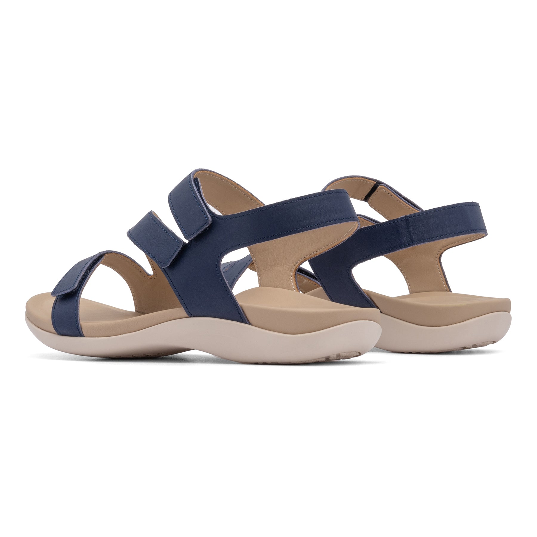 Abeo Oasis Comfortable Walking Sandals for Women - Navy Blue | Perfect for Beach, Travel & Everyday Wear