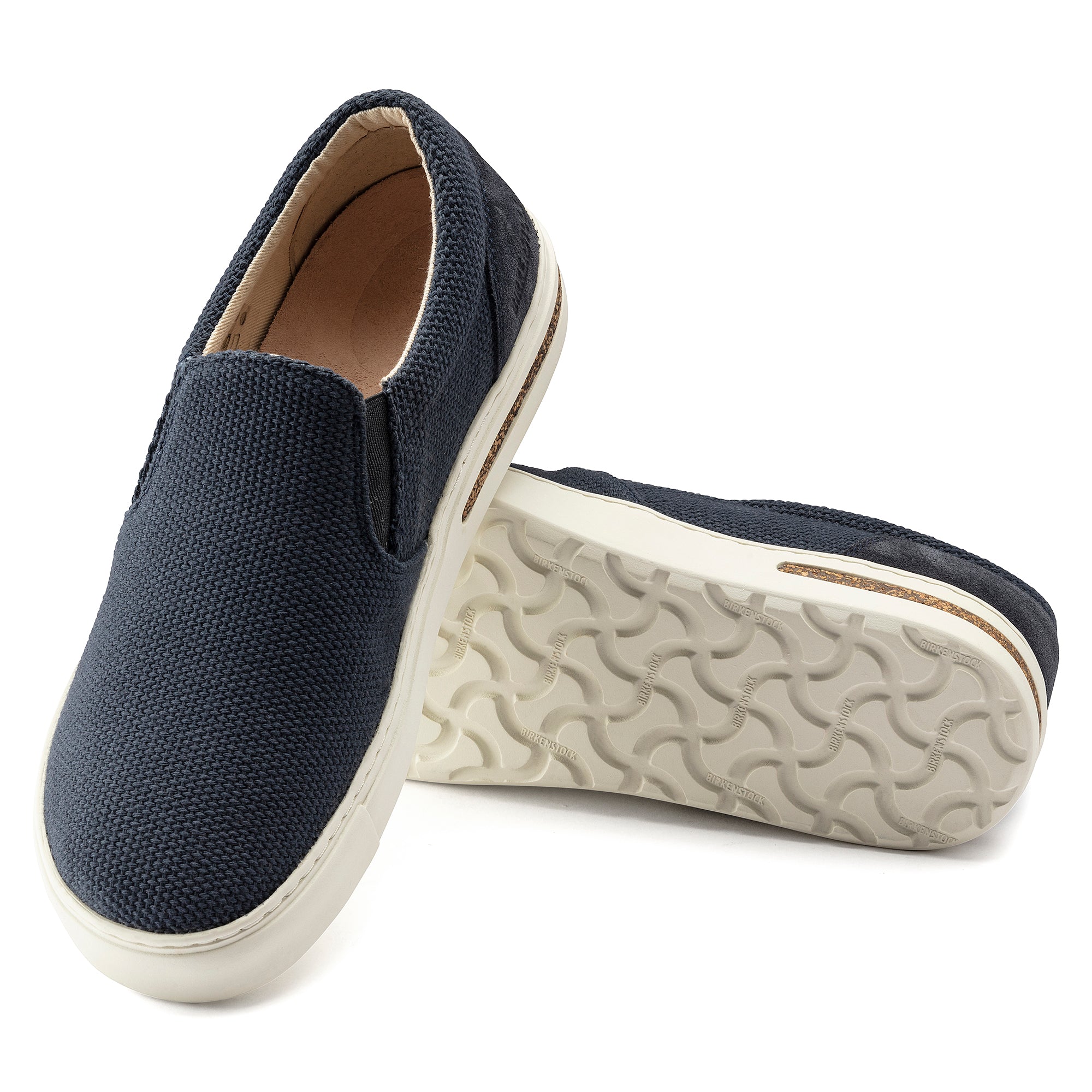 Birkenstock Oswego Canvas Suede Sandals for Men & Women - Comfortable Midnight Blue Casual Shoes for Walking, Travel & Outdoor Activities