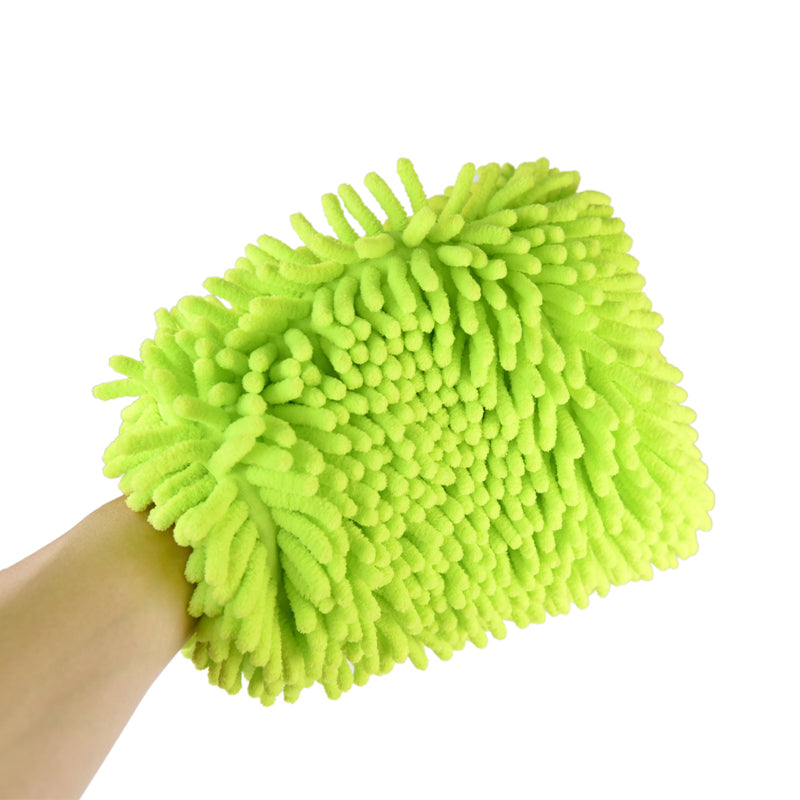 Magic Touch Chenille Wash Mitt (Pack of 2) – Super Soft Car Wash Gloves for Gentle Cleaning – Perfect for Cars, Trucks, Motorcycles & RVs