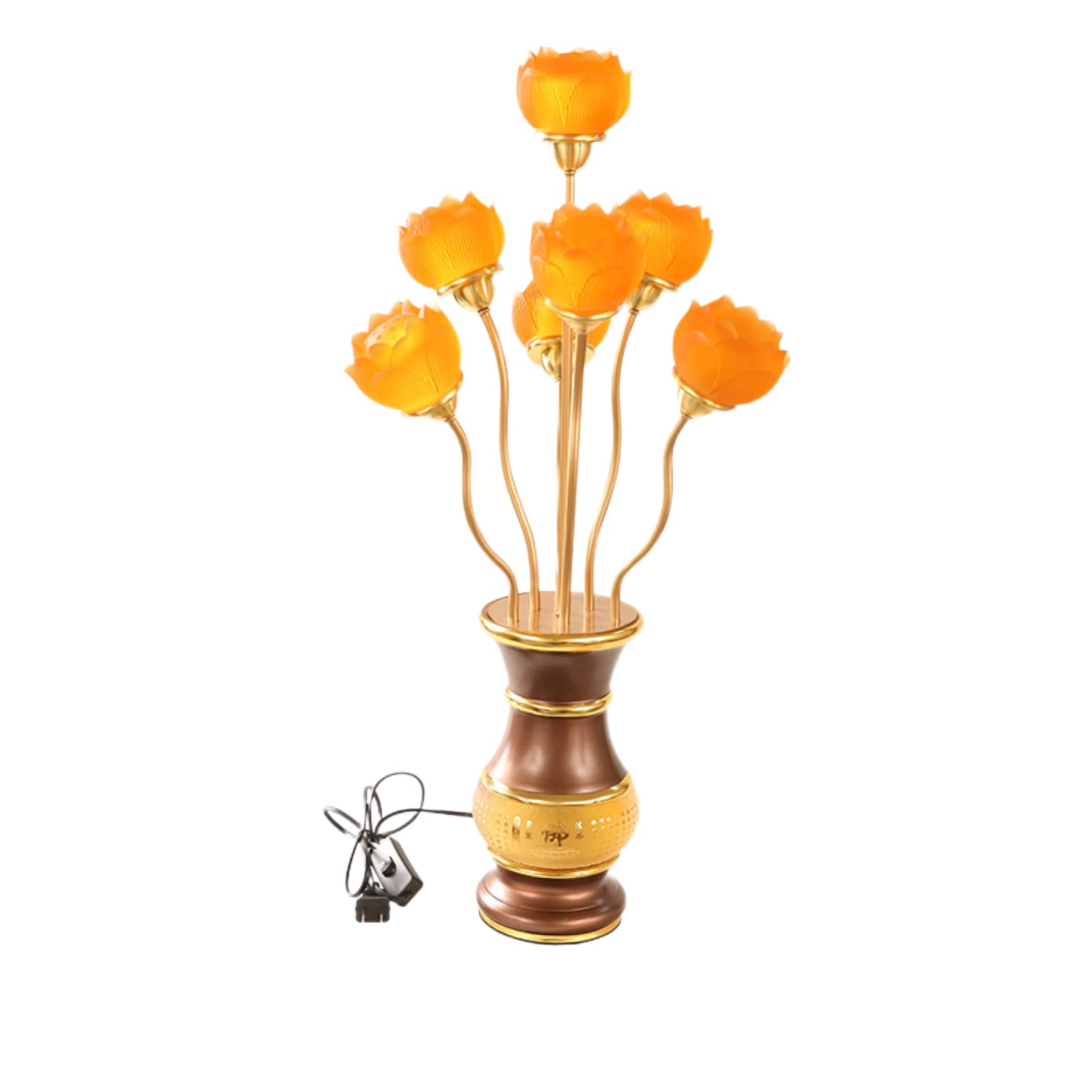 Buddha Lotus Lamp - Decorative Meditation Light for Home, Yoga, and Spiritual Gifts | Buddhist Night Light with Lotus Design for Bedroom, Altar & Relaxation