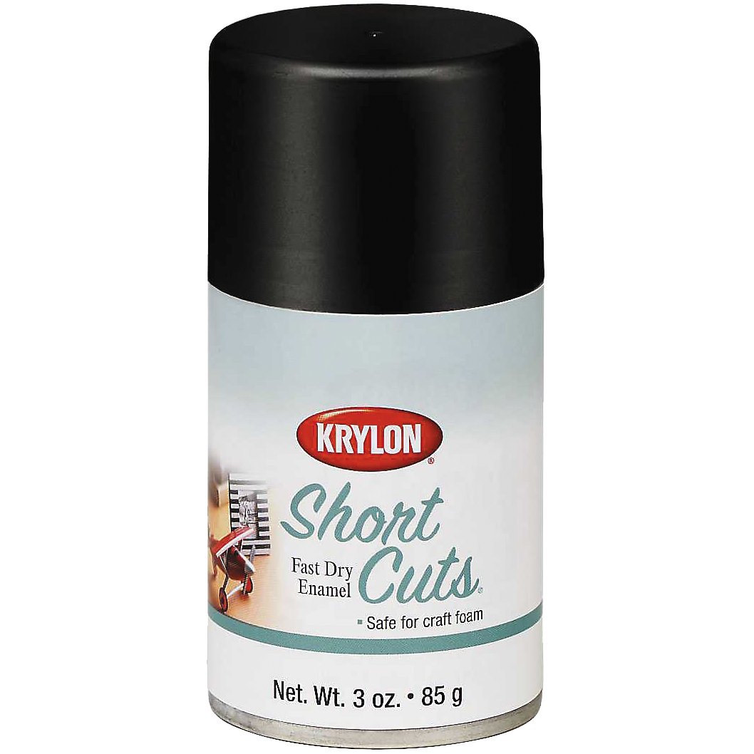 3OZ Gloss Black Spray Paint - High Gloss Finish for Metal, Wood & Plastic - Perfect for DIY Projects, Home Decor & Automotive Touch-Ups