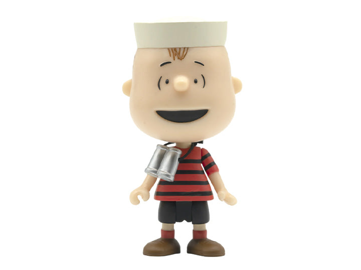 Peanuts ReAction Camp Linus Action Figure - Collectible Toy for Fans & Gift for Christmas, Birthdays, and Display