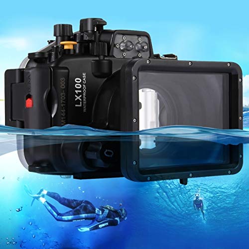 ZAORUN 40m Waterproof Diving Camera Case - Underwater Housing for Panasonic LUMIX DMC-LX100 | Perfect for Scuba Diving, Snorkeling & Beach Photography