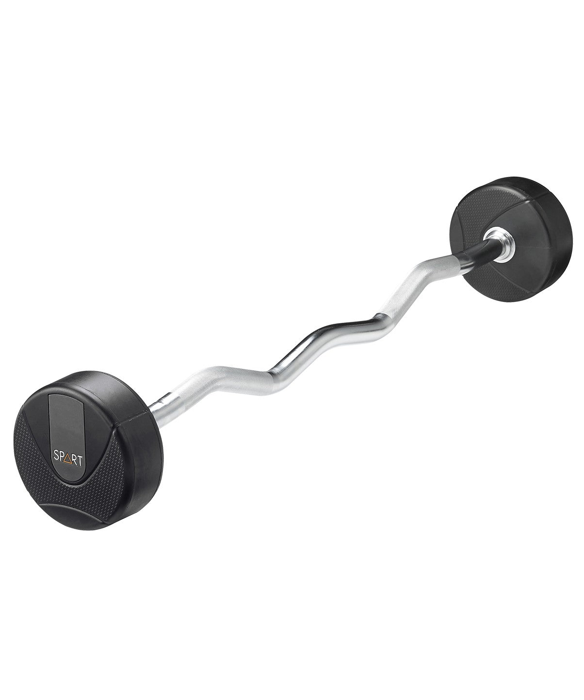 Premium Urethane EZ Curl Barbell - 35lbs Weightlifting Bar for Home Gym & Strength Training | Ideal for Bicep Curls, Tricep Workouts & Full-Body Exercises