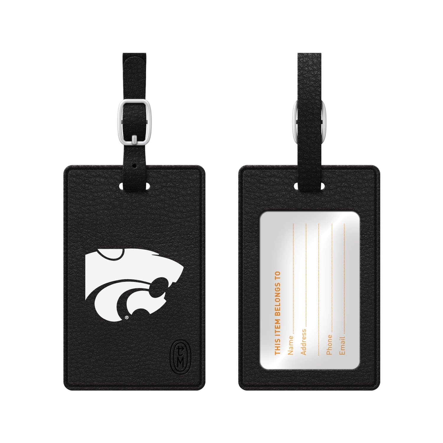 Kansas State University Classic Luggage Tag - Durable & Customizable for Travel, Suitcases, Backpacks, and College Campus Use