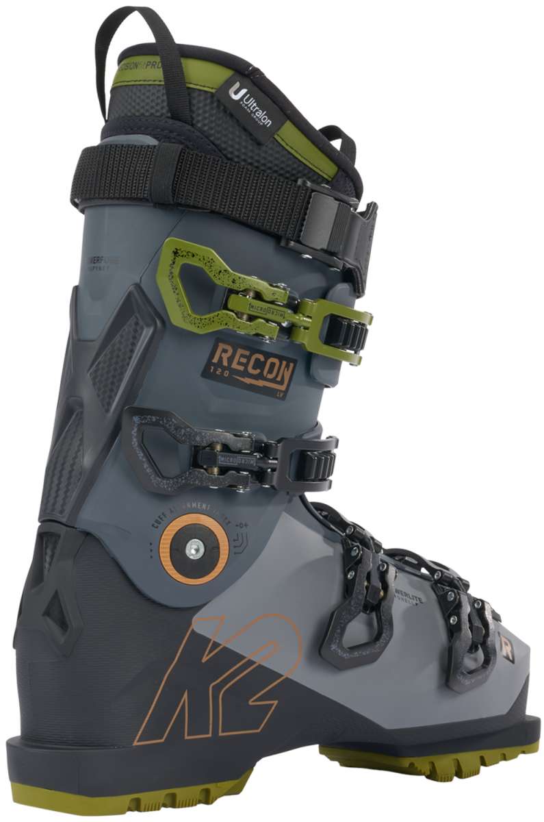 2024 K2 Recon 120 MV Ski Boots - Men's All-Mountain Performance Ski Boots for Downhill & Freeride - Perfect for Advanced Skiers on Powder & Groomed Trails