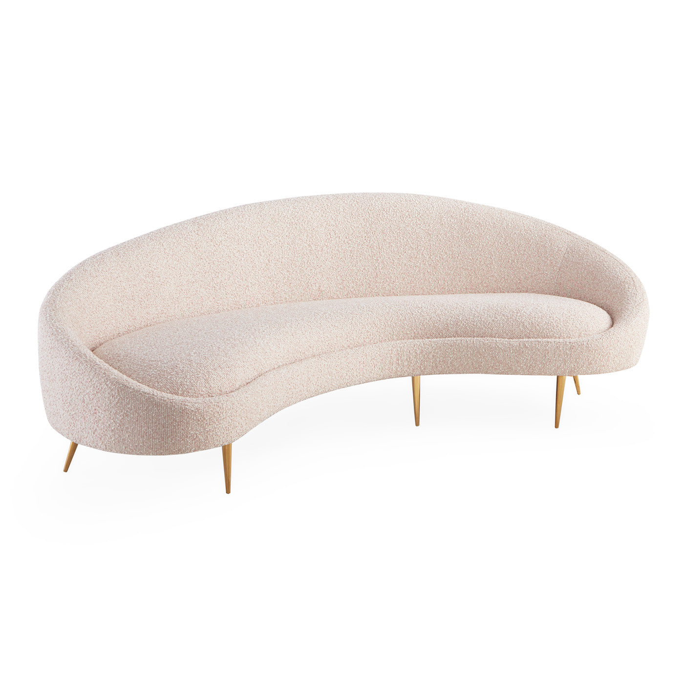 Ether 94 Curved Sofa - Modern Sectional Couch for Living Room, Lounge & Office - Comfortable L-Shaped Sofa Bed with Premium Fabric