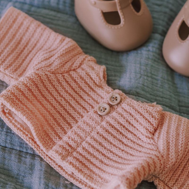 Dinkum Doll Women's Rose Cardigan - Soft Knit Sweater for Casual Wear, Office & Fall Outfits | Cozy Layering Piece for Everyday Style
