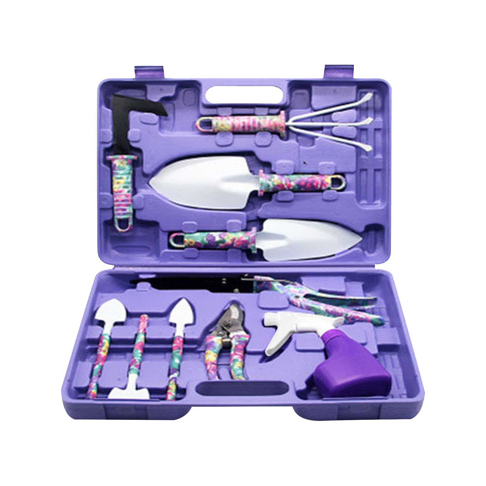 Premium Gardening Tools Set - 12-Piece Horticultural Pruning & Planting Kit with Flower Watering Can - Ideal for Potted Plants, Indoor/Outdoor Gardening - Perfect Gift for Men, Women & Kids - Great for Home Gardens, Balconies & Backyard Planting