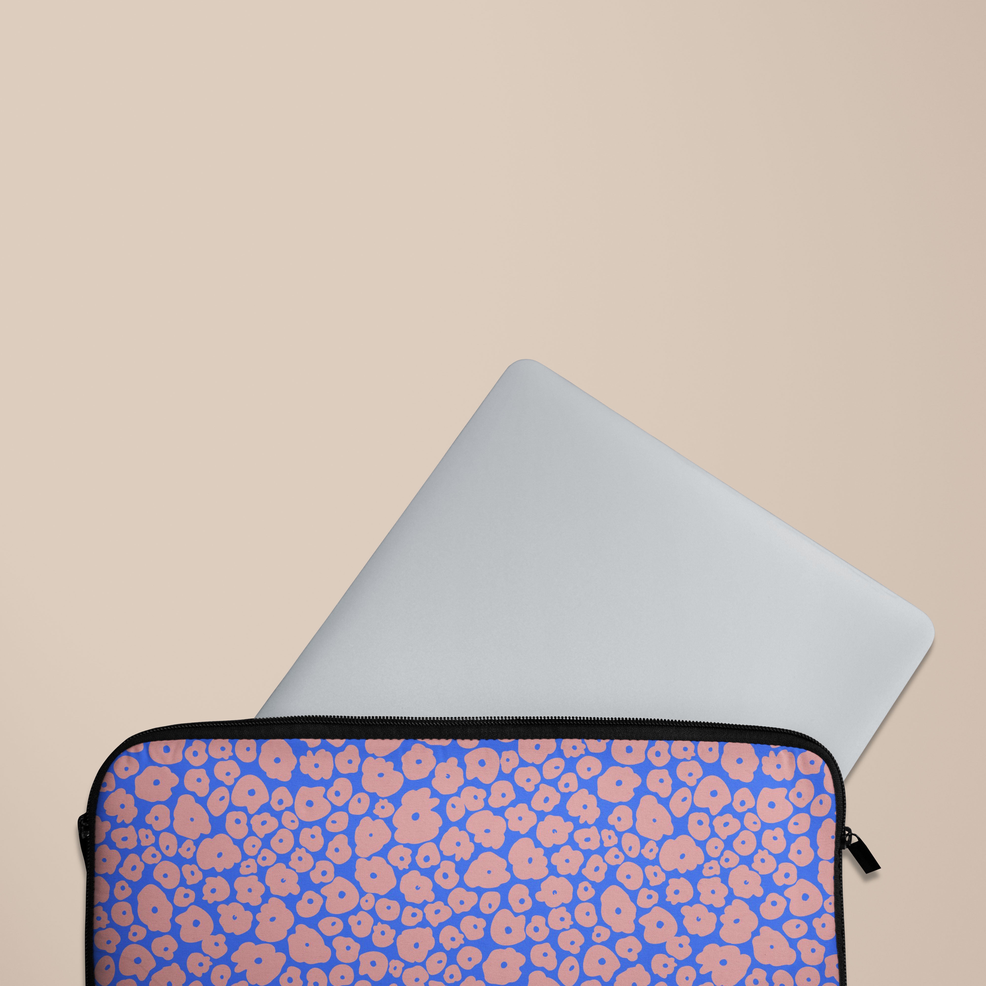 Puffy Spring Laptop Sleeve 13-15 Inch - Lightweight Protective Case for MacBook Air/Pro, Dell, HP - Waterproof & Shockproof Laptop Bag for Work, School, Travel & Commuting