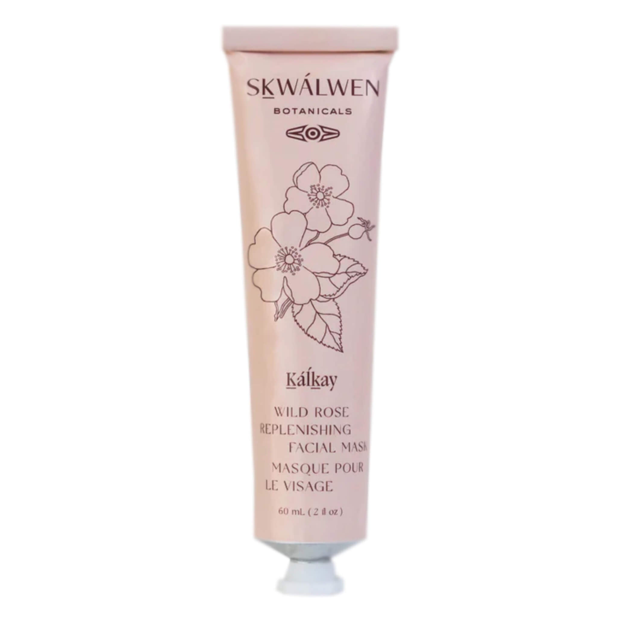 Kalkáy Wild Rose Replenishing Facial Mask - Hydrating & Brightening Sheet Mask for Glowing Skin | Perfect for Dry Skin & Nighttime Skincare Routine