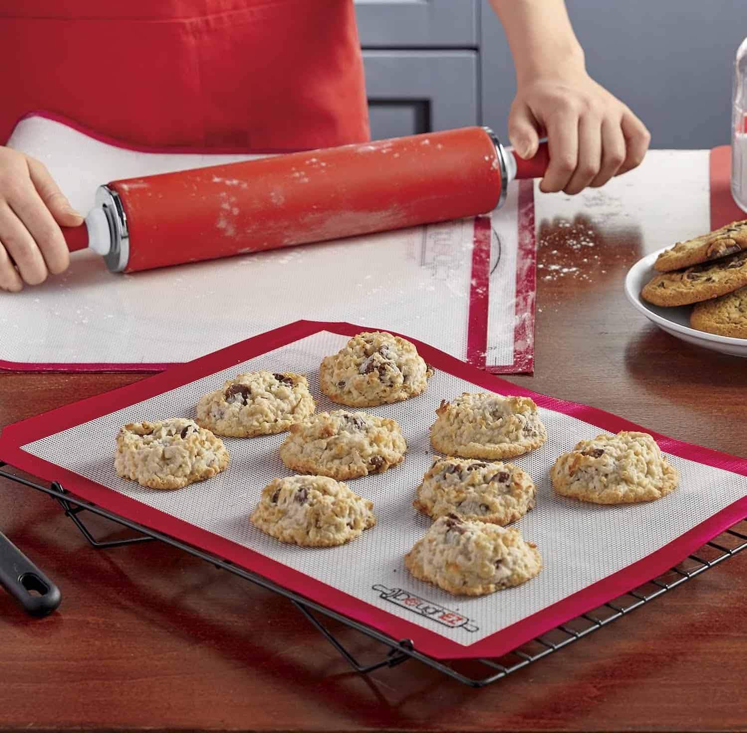 Non-Stick Silicone Baking Mat - Reusable, Oven & Dishwasher Safe (11