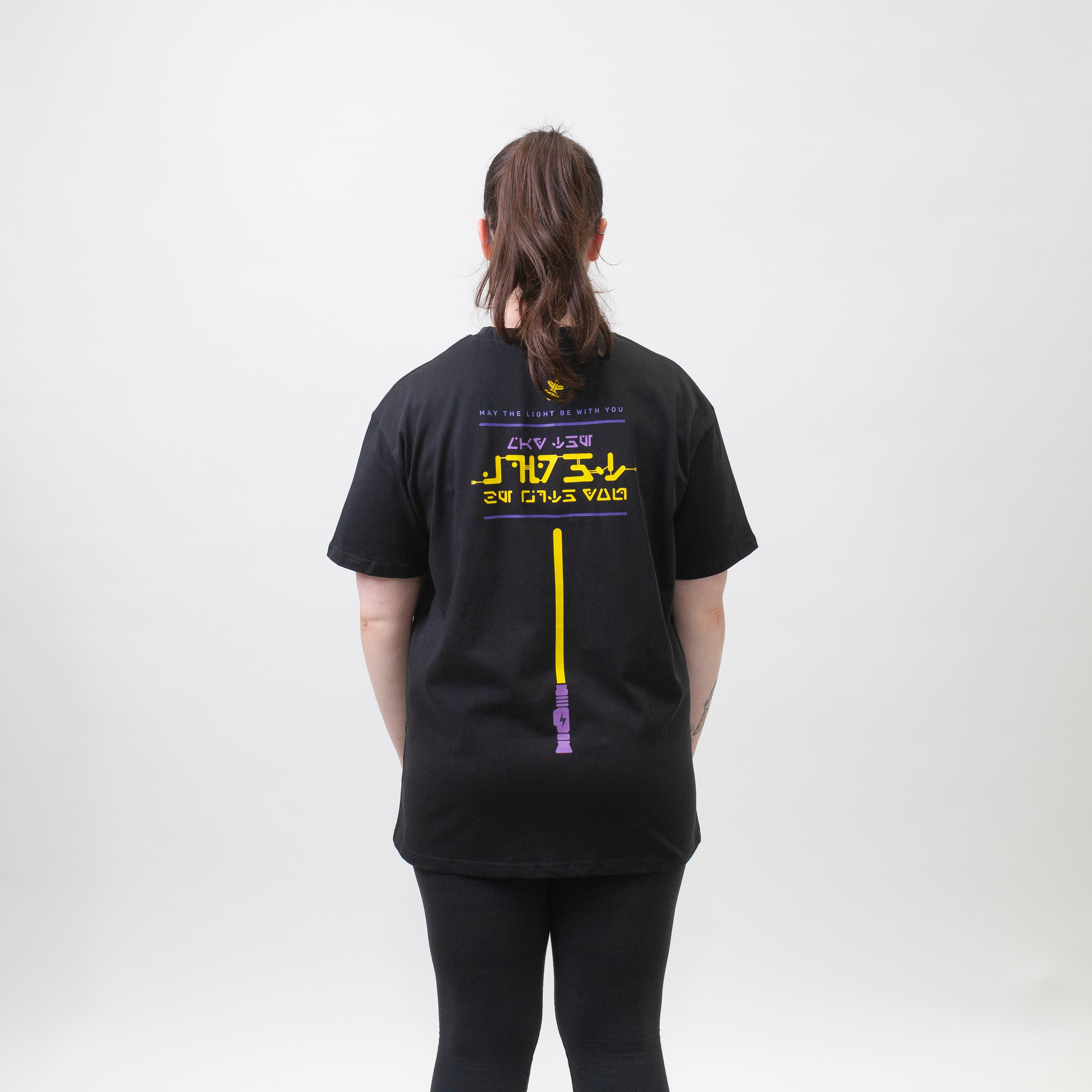 Light My Bricks™ Star Wars Lightsaber T-Shirt - Cool Jedi & Sith Inspired Graphic Tee for Men & Women - Perfect for Cosplay, Conventions & Everyday Wear