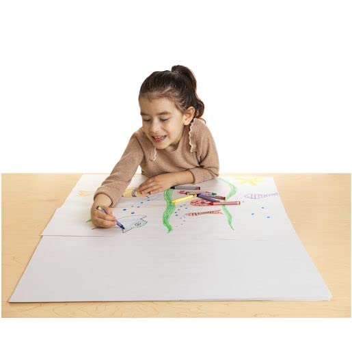 Premium Lightweight Art Newsprint Paper - 500 Sheets, 18
