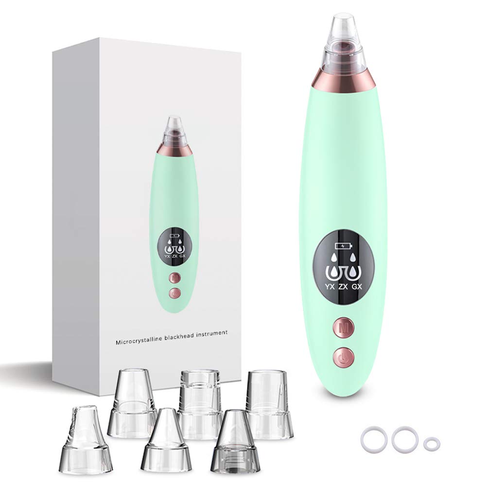Yafei Pore Vacuum Blackhead Remover - Upgraded Strong Suction Rechargeable Facial Cleansing Tool for Blackhead & Pimple Removal - Perfect for Daily Skincare & Spa Treatments