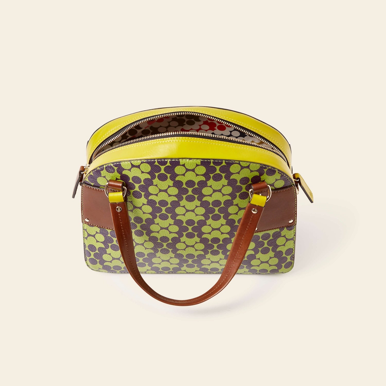 Luna Bowling Bag - Stylish Purple Puzzle Flower Design for Women | Perfect for Bowling, Gym, Travel & Everyday Use