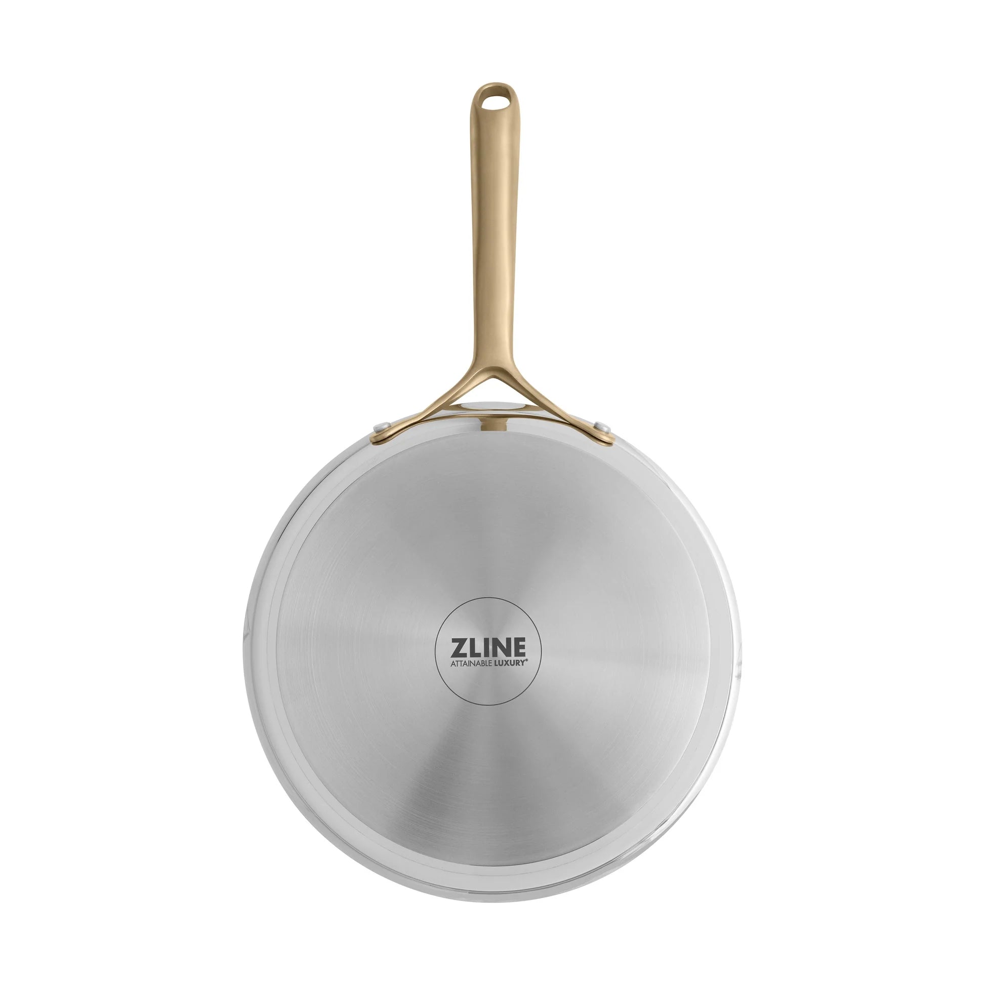 ZLINE 10-Piece Non-Toxic Stainless Steel & Ceramic Non-Stick Cookware Set - Healthy Cooking for Family Meals, Baking & Everyday Kitchen Use (CWSETL NS 10)