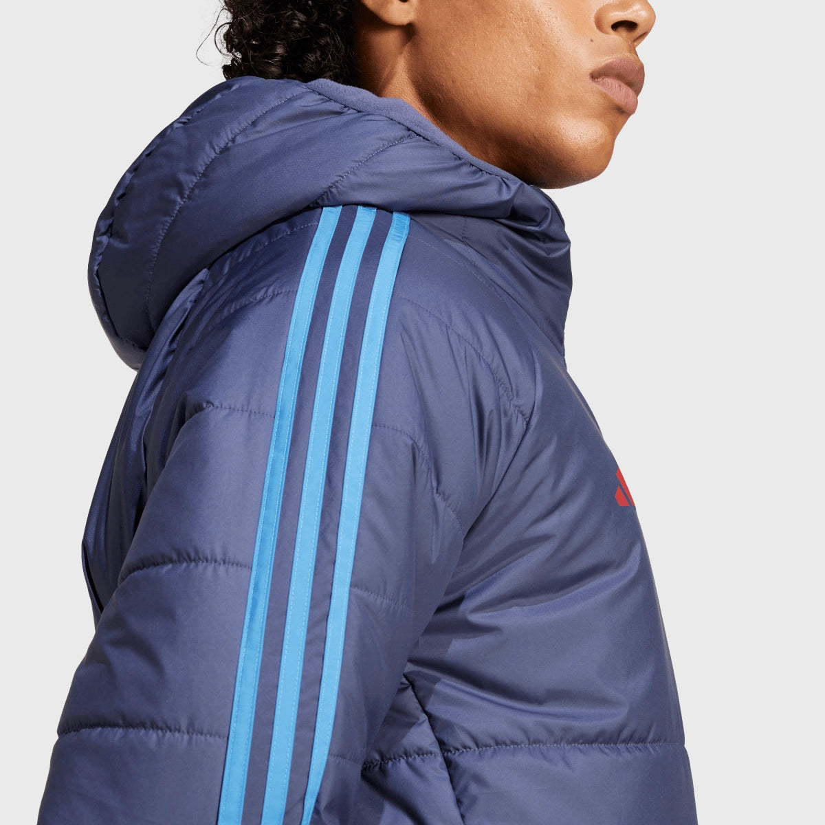 Adidas France Rugby Winter Jacket for Men - Waterproof Windproof Insulated Coat for Cold Weather - Perfect for Rugby Matches, Outdoor Sports & Winter Activities