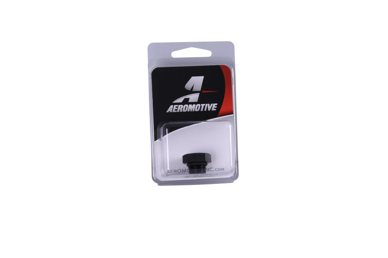 Aeromotive AN 06 O-Ring Boss Port Plug - High Performance Fuel System Fitting for Automotive & Racing Applications
