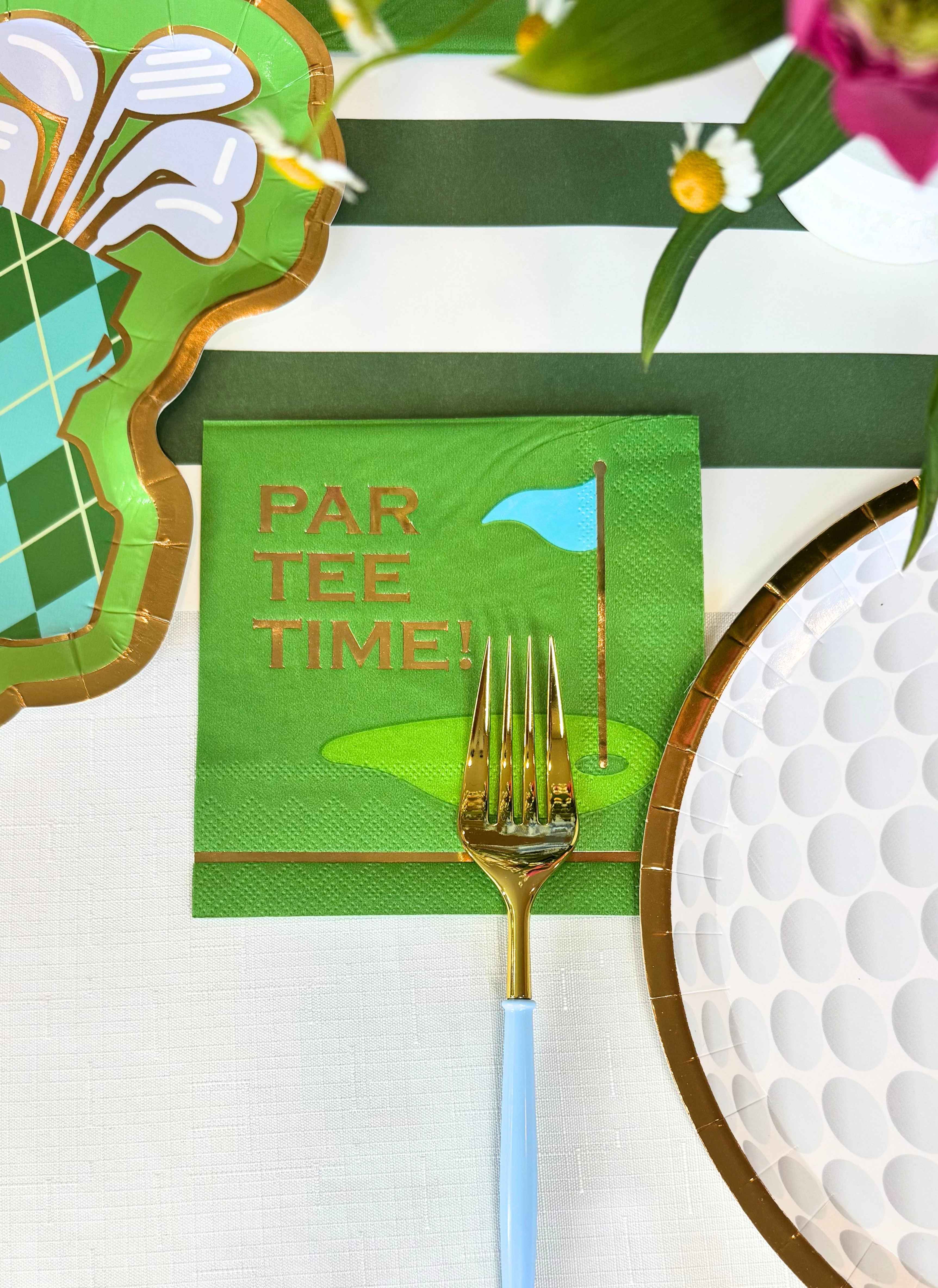 Let's ParTee Table Setting - Elegant Dinnerware Set for Parties & Entertaining | Perfect for Weddings, Holidays & Special Occasions