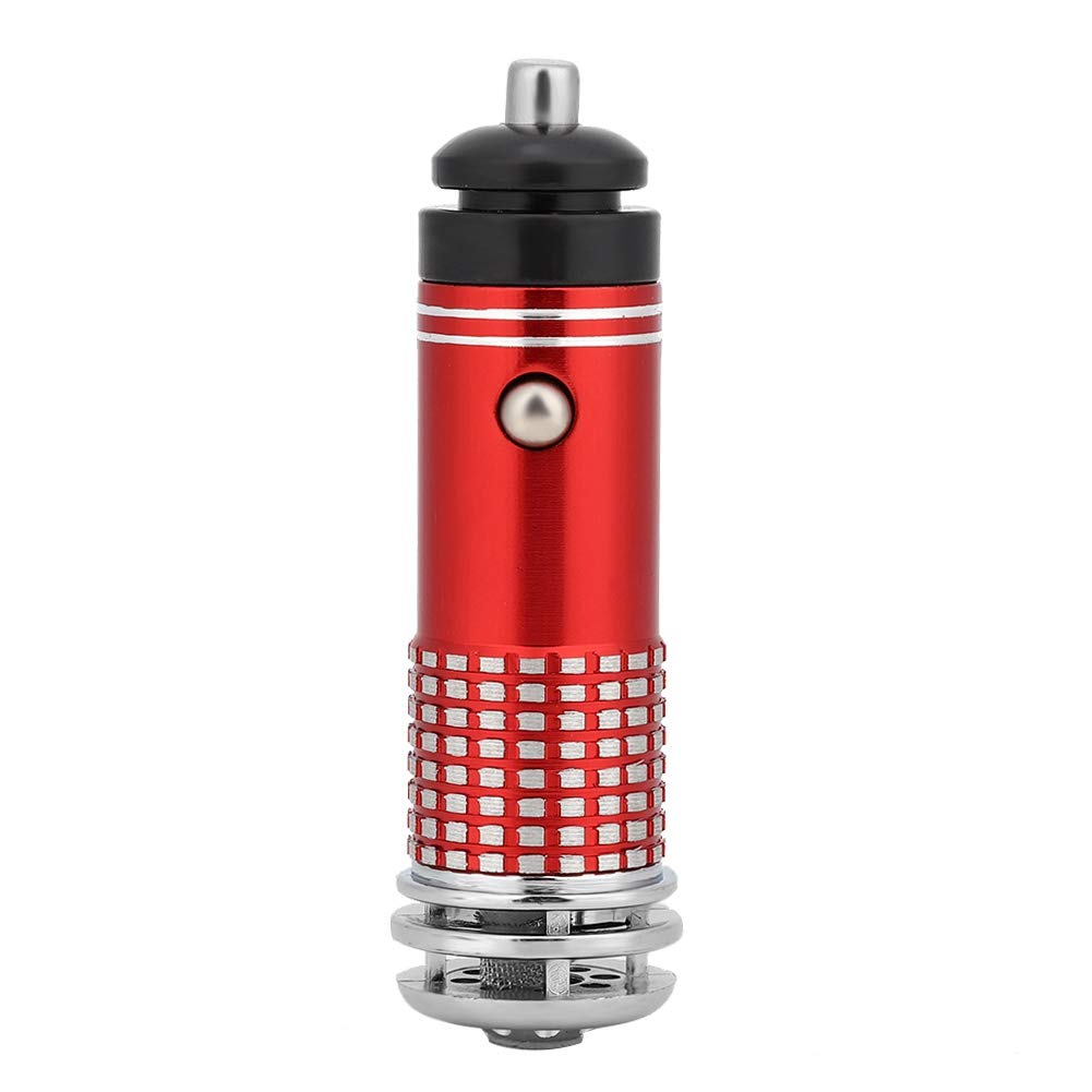 Brrnoo 12V Mini Car Air Purifier - Ionic Air Cleaner for Smoke, Dust & Odor Removal | Compact Car Air Freshener & Purification Accessory | Perfect for Road Trips, Commuting & Smoky Vehicles
