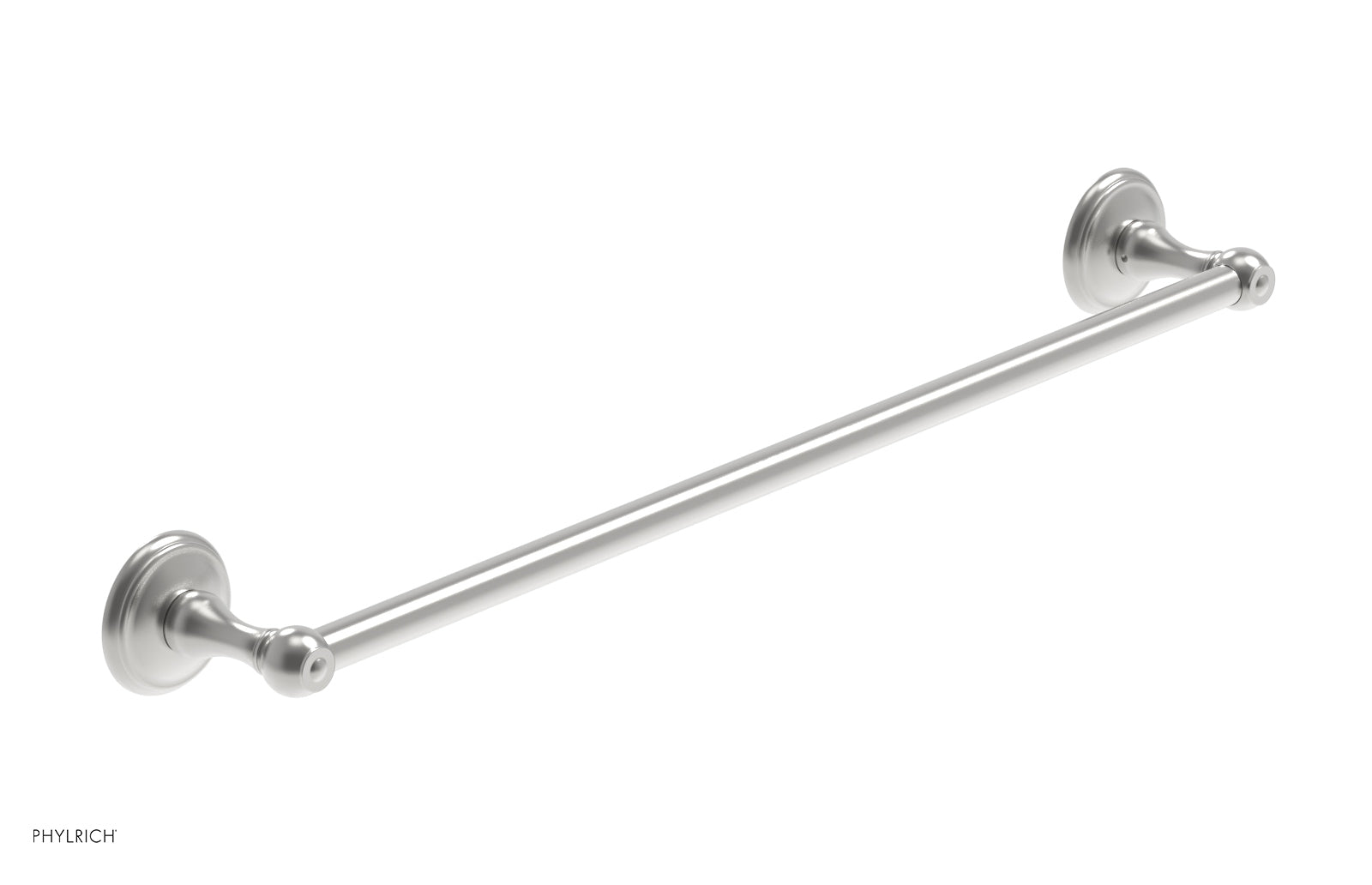 3RING 24-Inch Brushed Nickel Towel Bar - Heavy Duty Bathroom Towel Rack for Kitchen, Bathroom, and Laundry Room - KGB70