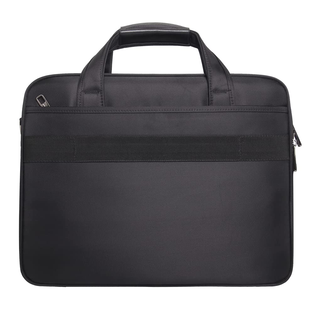 Premium Large Canvas Briefcase for Men - Durable Laptop Tote Bag with Multiple Pockets, Business Work Bag & Office Organizer | Perfect for Professionals, Commuters and Business Travel