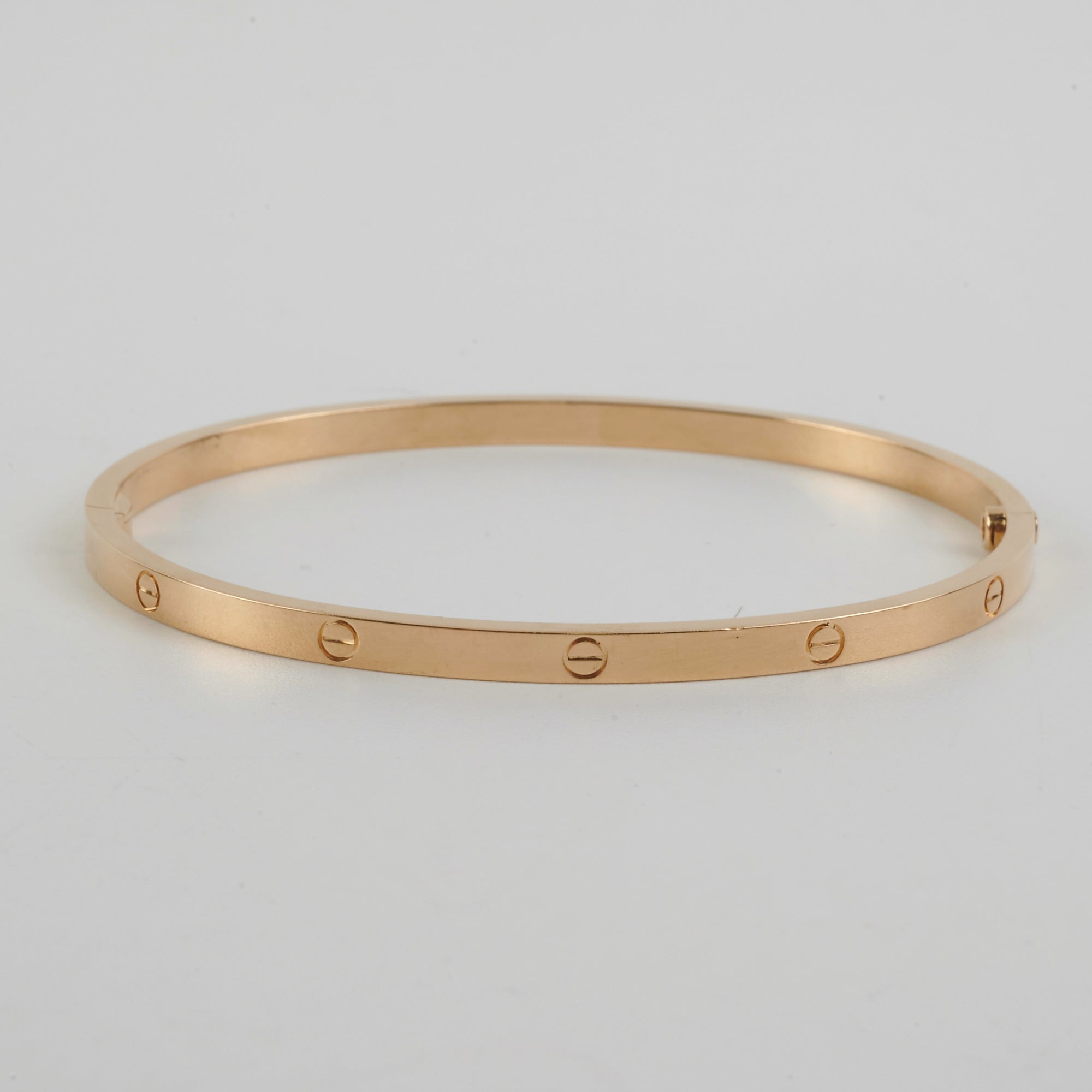 Cartier Small Love Bracelet 18K Gold - Size 19 - Luxury Jewelry Gift for Women, Anniversary & Valentine's Day - Perfect for Everyday Wear & Special Occasions