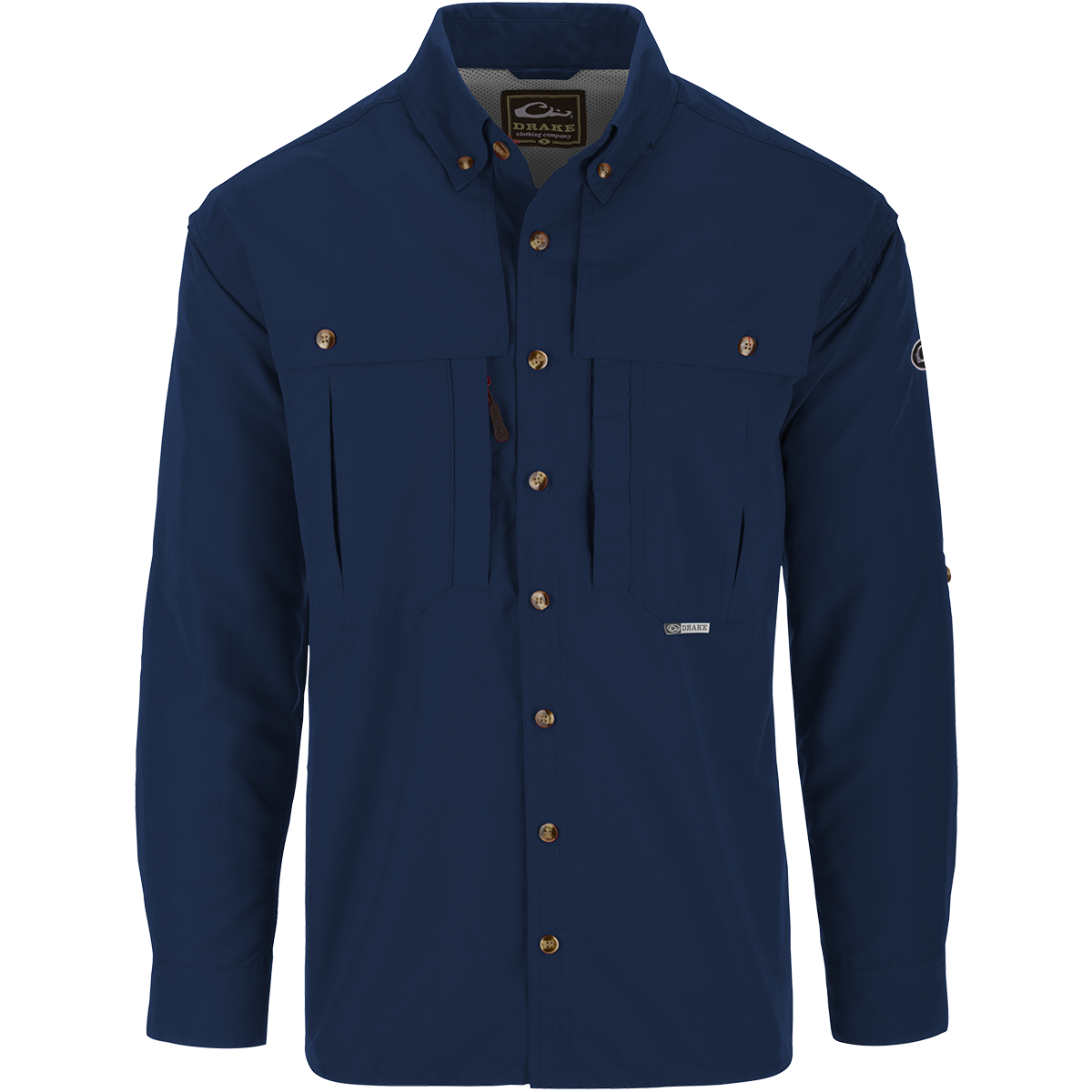 Solid Wingshooter's Long Sleeve Shirt - Durable Hunting & Outdoor Shirt for Men - Perfect for Hunting, Shooting Sports & Outdoor Adventures