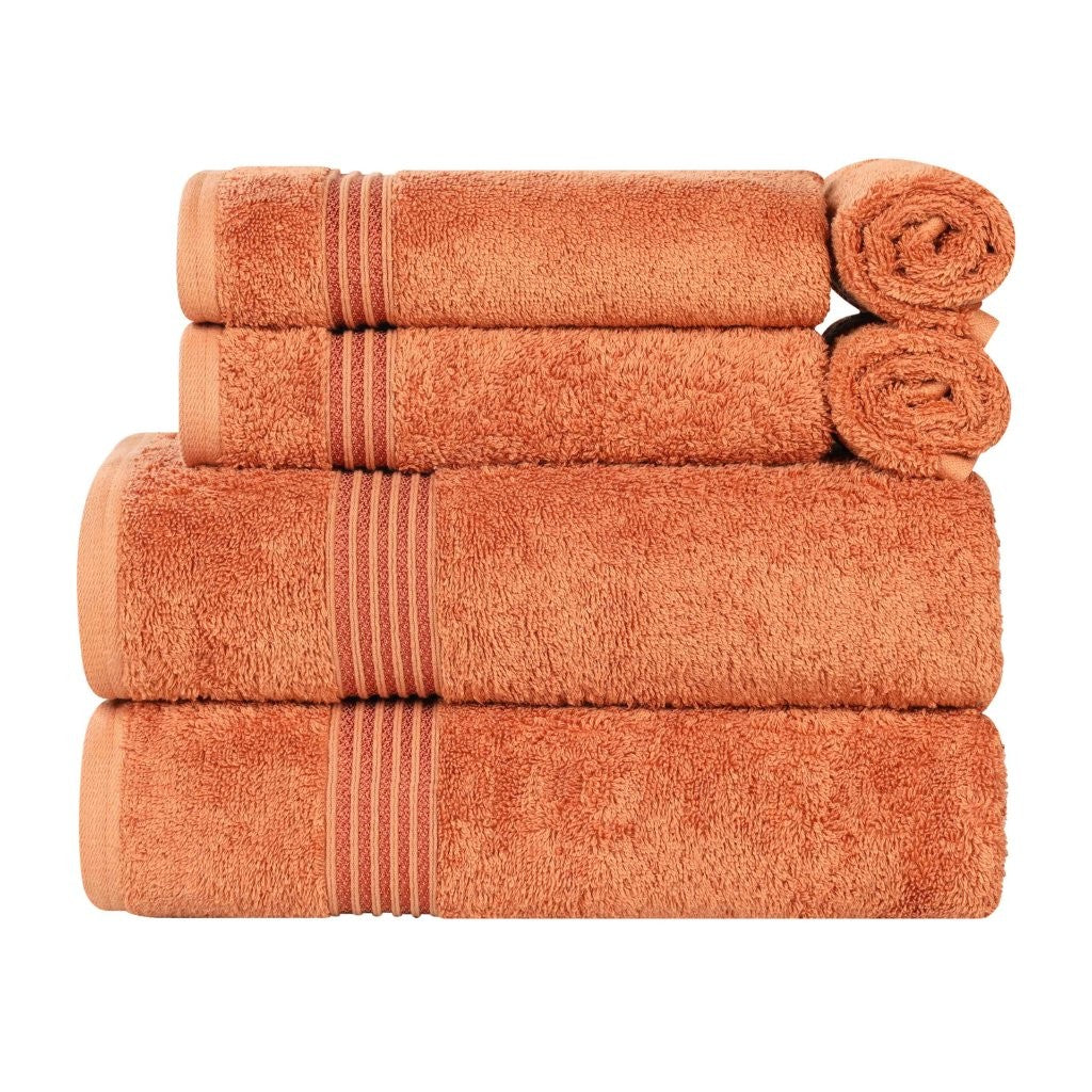Premium 6-Piece Egyptian Cotton Towel Set - Ultra Soft, Highly Absorbent Bath Towels for Spa, Hotel & Luxury Home Use