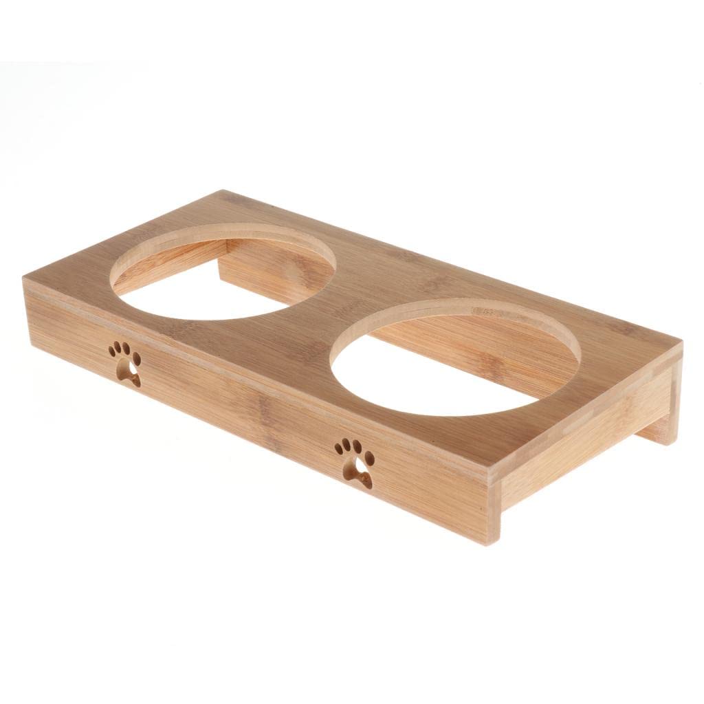 Premium Ceramic Double Pet Bowl - Durable Dog & Cat Feeder with Non-Slip Base - Perfect for Mealtime, Travel & Multi-Pet Households