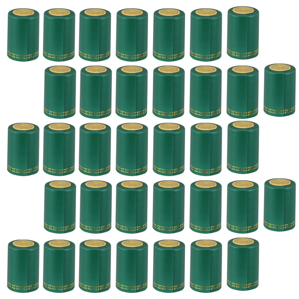200pcs Red Wine Bottle Capsules - Heat Shrink Wine Bottle Covers & Corks for Wine Cellar, Bar & Home Decor - Perfect for Sealing, Preserving & Decorating Wine Bottles