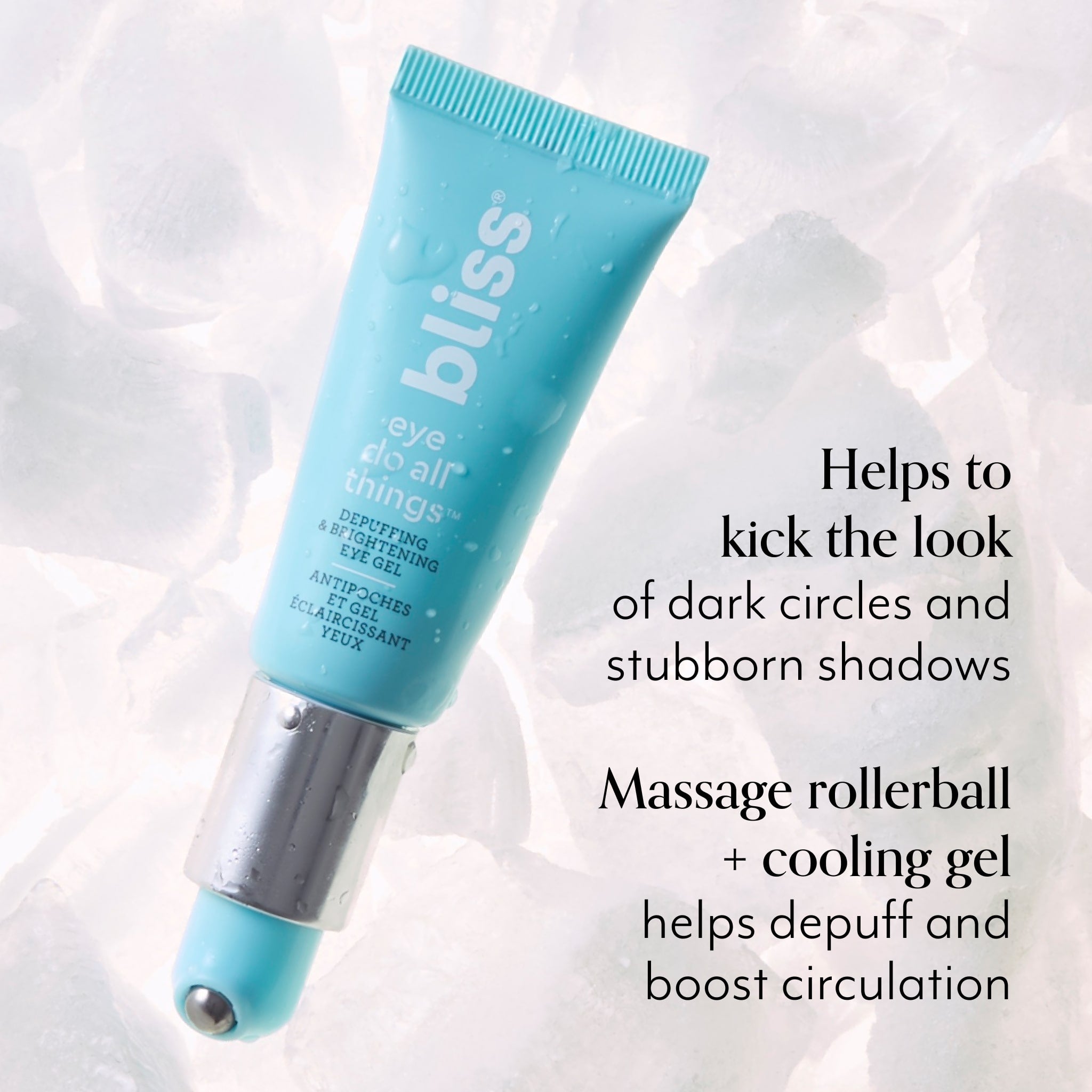 Brightening Eye Gel for Dark Circles & Puffiness - Hydrating Under Eye Treatment for Dark Circles, Wrinkles & Bags - Perfect for Morning & Night Skincare Routine